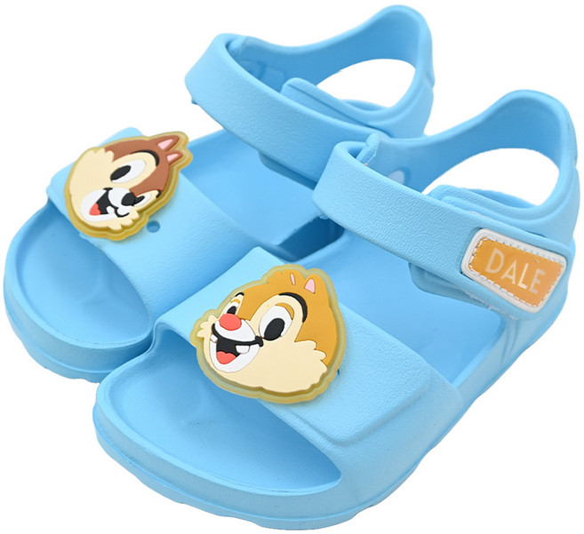 Disney 迪士尼 CHIP 'N' DALE 奇奇蒂蒂 兒童款 立體造型防水涼鞋 經典人物設計款 輕量舒適 防水好清洗 快乾