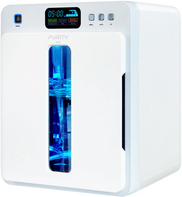 퓨리티 플러스 회전하는 젖병소독기, 실버