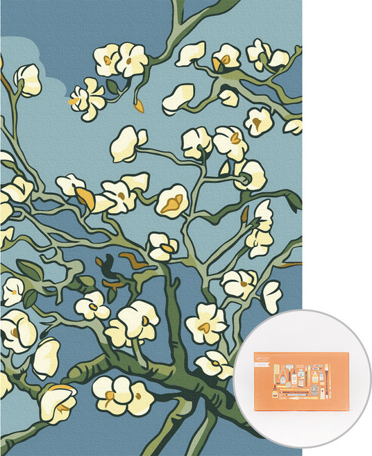 아트조이 DIY 명화그리기 10 x 15 cm, 아몬드나무, 1개