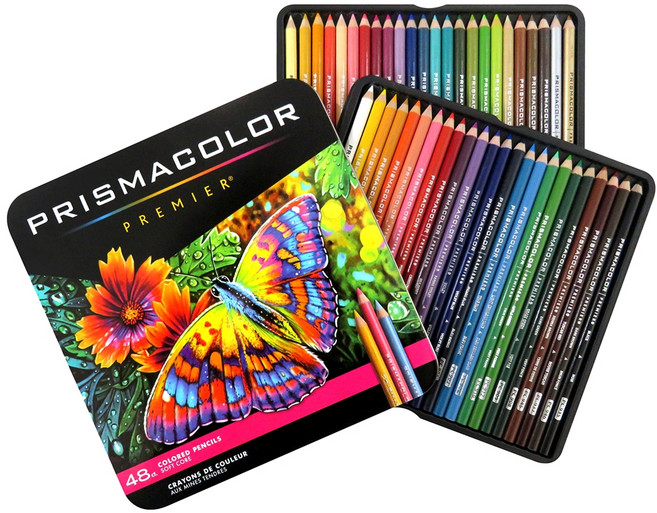 프리즈마 유성 색연필, 48색, 1세트