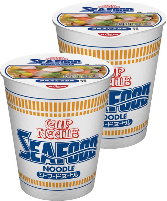 NISSIN 日清 CUP NOODLE 合味道 原味系列 海鮮味杯麵 70g, 2入