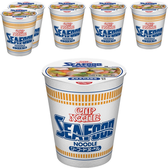 NISSIN 日清 CUP NOODLE 合味道 原味系列 海鮮味杯麵 70g, 6入