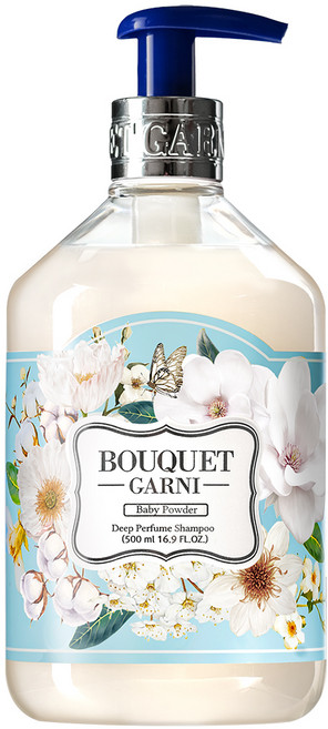 부케가르니 딥퍼퓸 샴푸 베이비파우더 향, 500ml, 1개