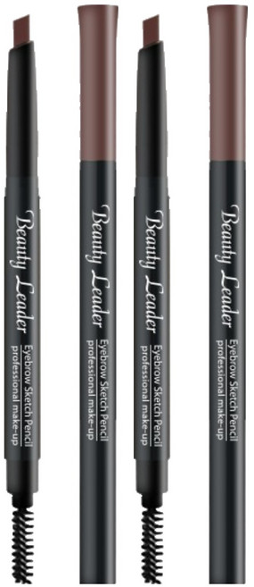 뷰티리더 아이브로우 스케치 펜슬 0.35g, 05호 갈색, 2개