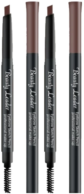 뷰티리더 아이브로우 스케치 펜슬 0.35g, 05호 갈색, 2개 - 쿠팡