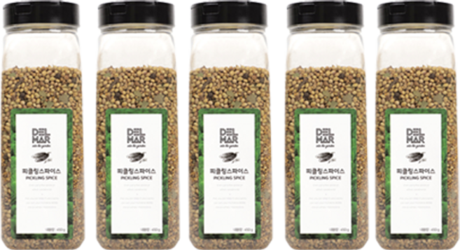 목화 피클링스파이스, 450g, 5개