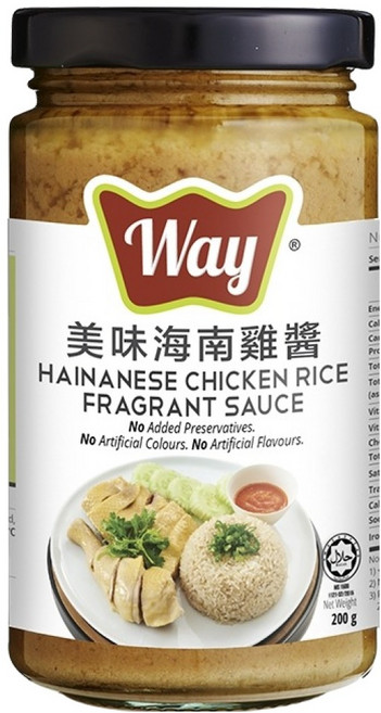 Way 美味海南雞醬, 200g, 1罐