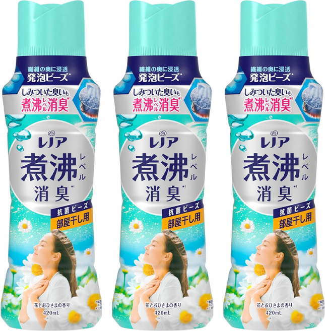 Lenor 蘭諾 煮沸衣物香香豆 暖陽花香, 420ml, 1入, 3個