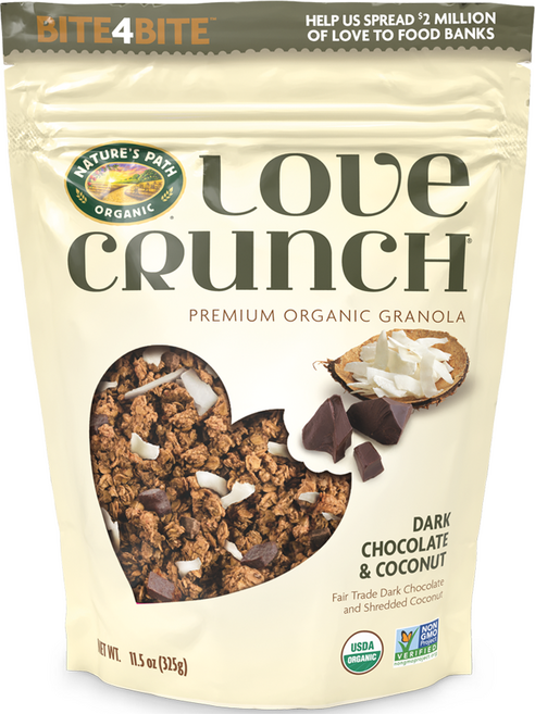 러브크런치 다크초코 코코넛, 325g, 1개