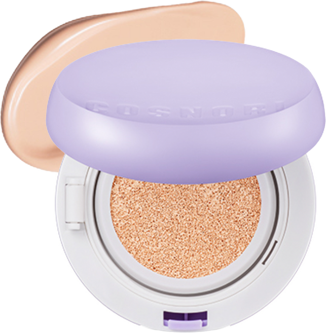 [비건뷰티] 코스노리 판테놀 베리어 쿠션 파운데이션 12g, 01 아이보리, 1개