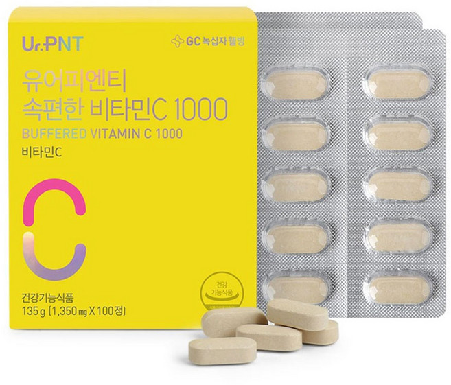GC녹십자웰빙 유어피엔티 속편한 비타민C 1000, 100정, 1개
