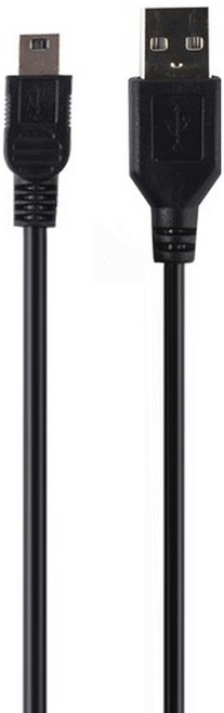 UNiMaX 美克斯 USB充電傳輸線 Mini, 黑色, 1m, 1條