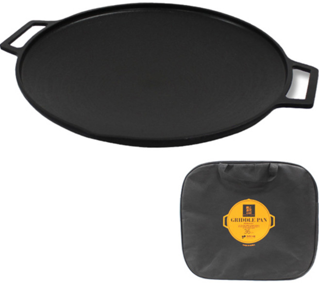 키친아트 금상첨화 인덕션 그리들 + 가방 세트, 1개, 36cm