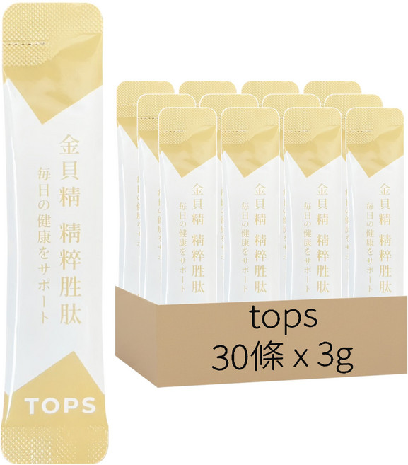 tops 金貝精 精粹胜肽, 3g, 30條, 1盒