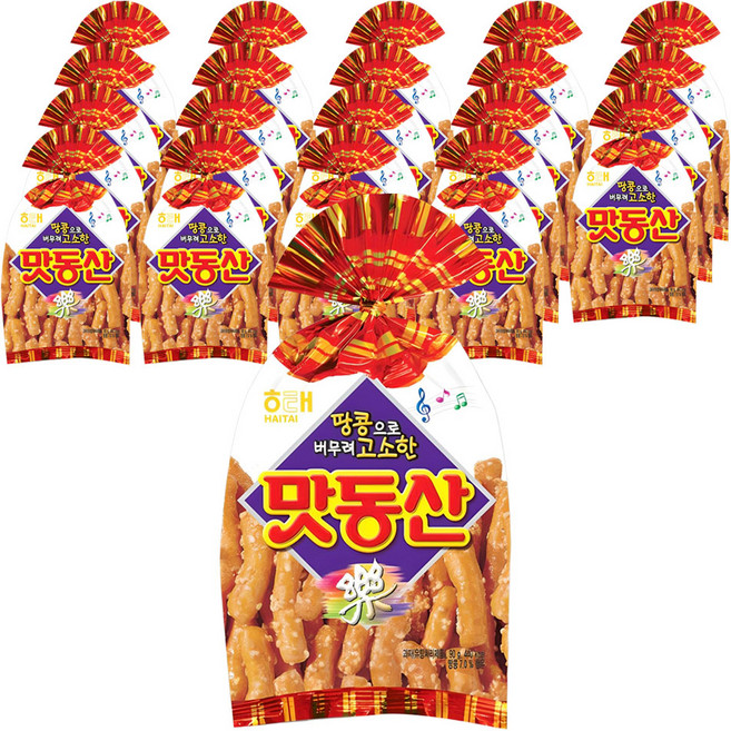 해태제과 맛동산, 90g, 20개