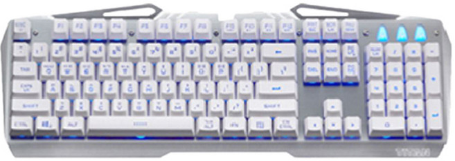 제닉스 STORMX TITAN SE 게이밍 유선 일반형 키보드, 실버화이트, STORMXTN01