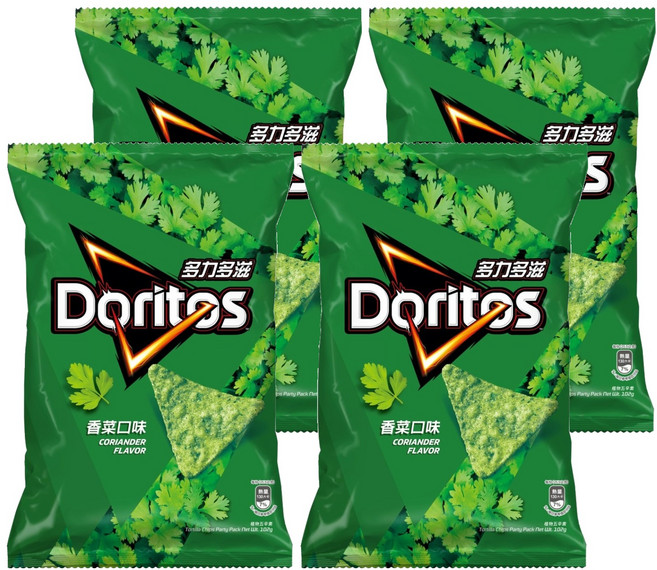 Doritos 多力多滋 香菜口味玉米片, 102g, 4包