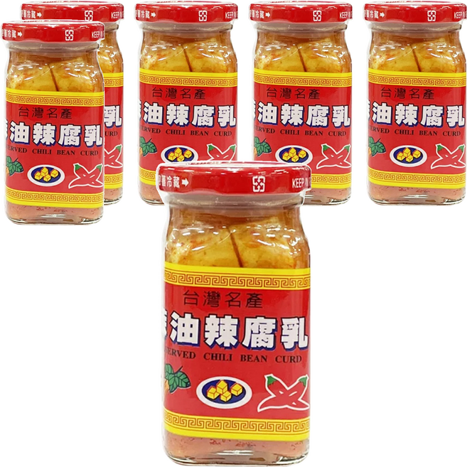 大全 蔴油辣腐乳, 120g, 6罐