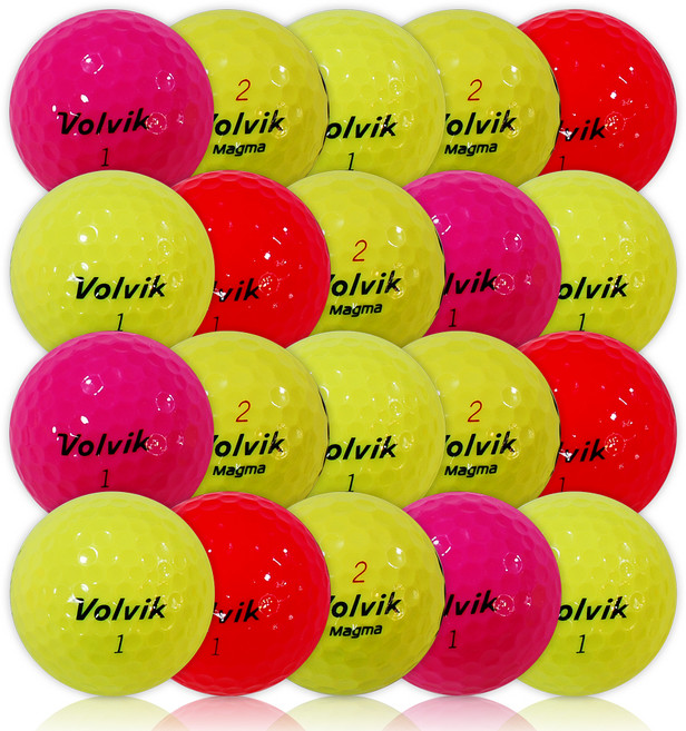 볼빅 로스트볼 3등급, 혼합색상, 20개입, 1개