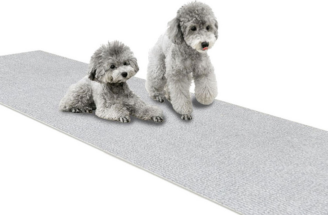 딩동펫 반려동물 미끄럼방지 매트 롤형, 그레이, 1개
