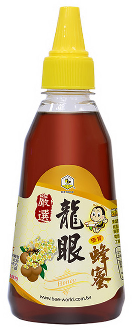 BEE WORLD 蜂蜜世界 嚴選龍眼蜂蜜, 350g, 1瓶