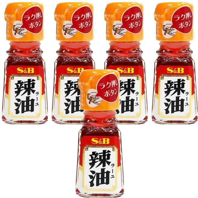 S&B 愛思必 辣油, 31g, 5瓶