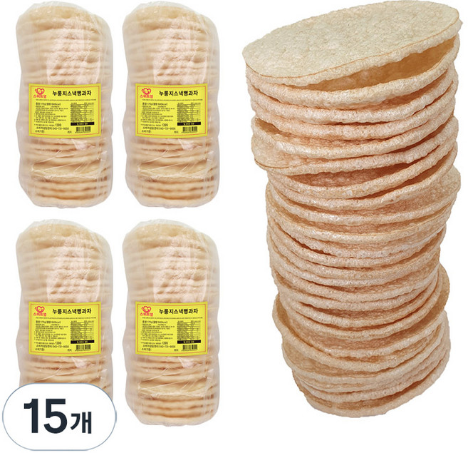 스위트영 누룽지 뻥튀기, 170g, 15개