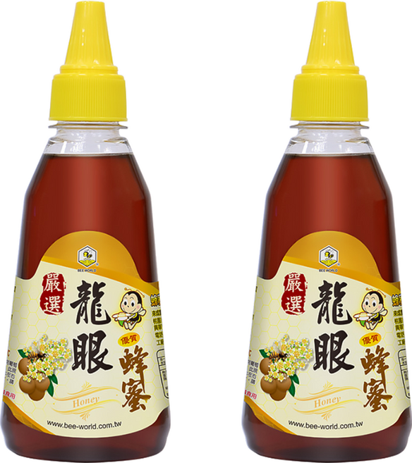 BEE WORLD 蜂蜜世界 嚴選龍眼蜂蜜, 350g, 2瓶