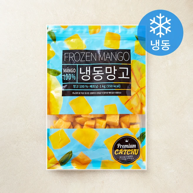 딜라잇가든 망고 (냉동), 1kg, 1봉 - 쿠팡
