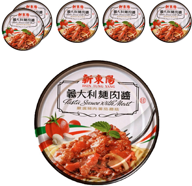 新東陽 義大利麵肉醬, 160g, 6罐
