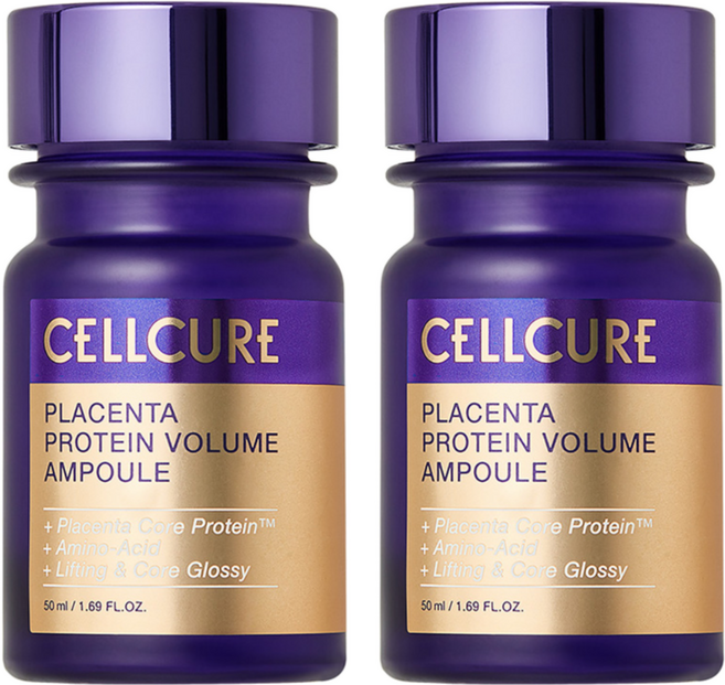 셀큐어 플라센타 단백질 볼륨 앰플, 50ml, 2개