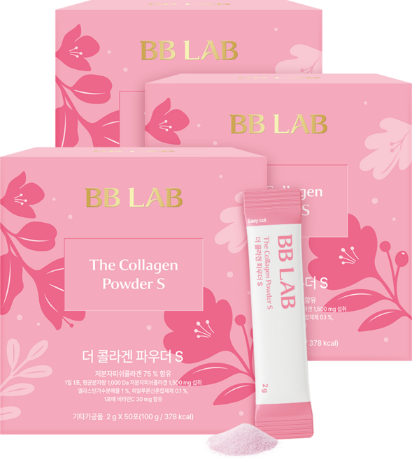 비비랩 더 콜라겐 파우더S, 50회분, 3개