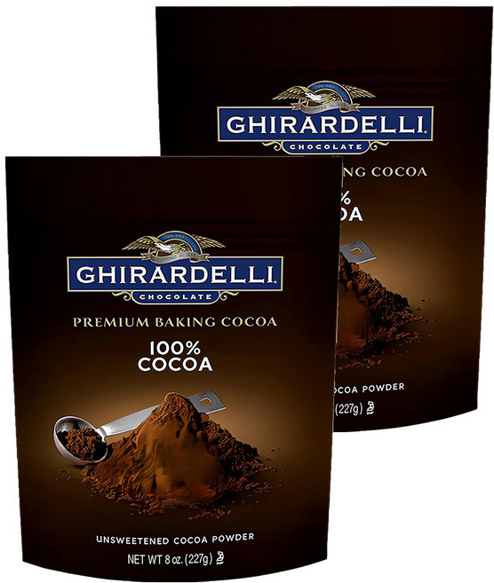 GHIRARDELLI 鷹牌 無糖可可粉, 227g, 1入, 2包