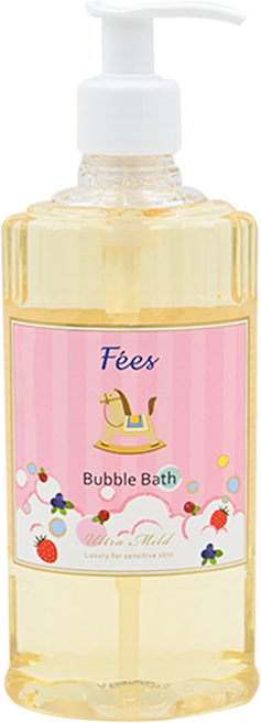 Fees BEBE 嬰兒柔護泡泡露 莓果香, 300ml, 1瓶