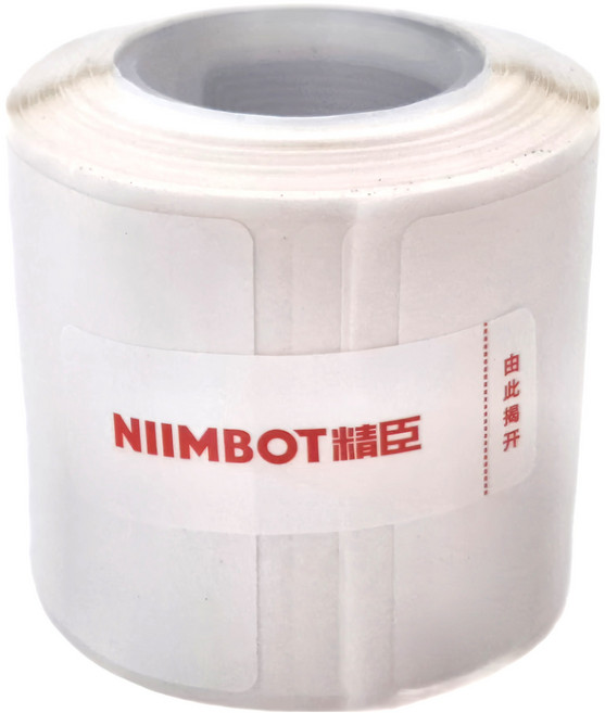 NIIMBOT B1/B21S 標籤機專用防水純白貼紙 40 x 30mm 8m, 230張, 1格