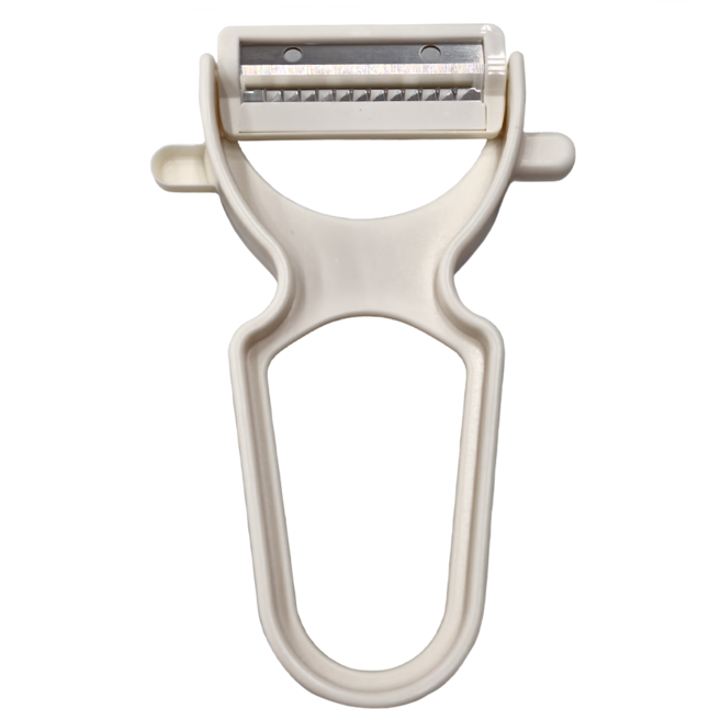 KAI 貝印 輕快菜兩用刨刀 刨片/刨絲, 不鏽鋼色, 1支