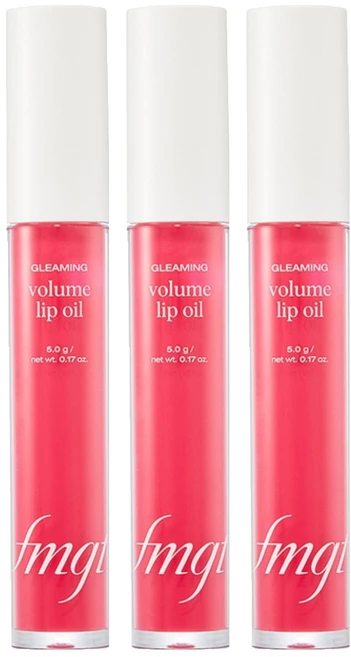 더페이스샵 fmgt 글리밍 볼륨 립 오일, 05 라즈베리팝, 5g, 3개 - 쿠팡