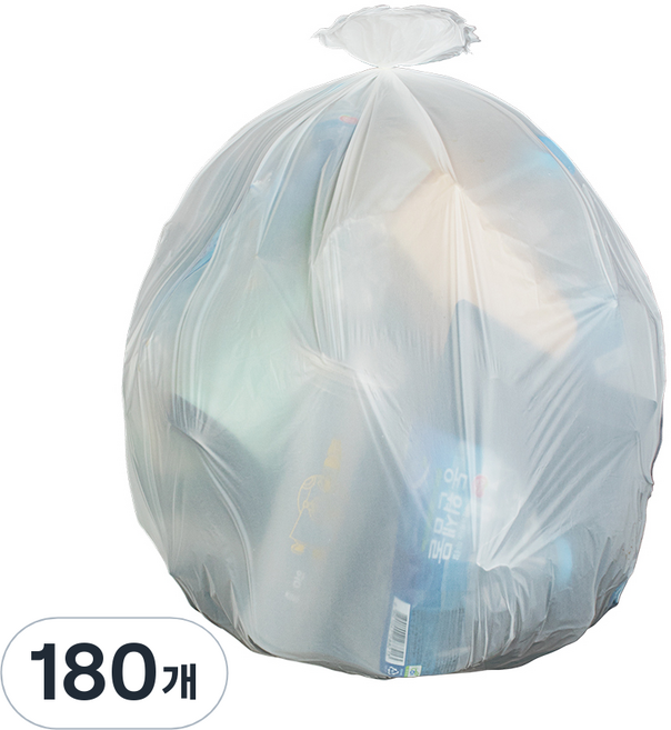 VERONA 垃圾分類回收袋 半透明款, 80L, 180件