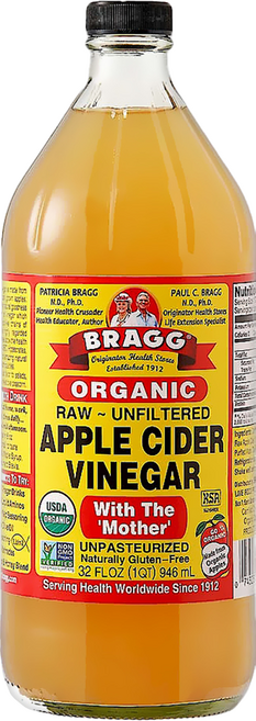 BRAGG 有機蘋果醋, 946ml, 1瓶
