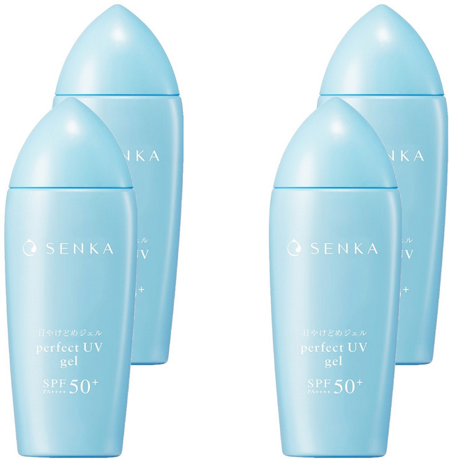 SENKA 專科 完美UV凝膠防曬霜 SPF50+ PA++++, 4瓶, 80ml
