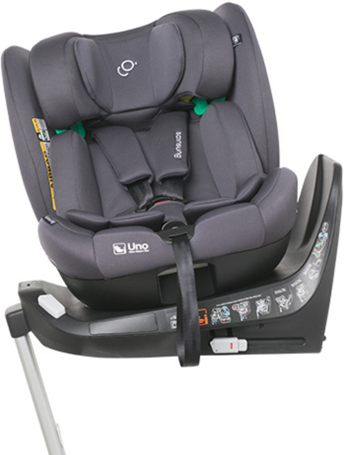 순성 우노 올인원 아이사이즈 카시트 ISOFIX 회전형, 차콜