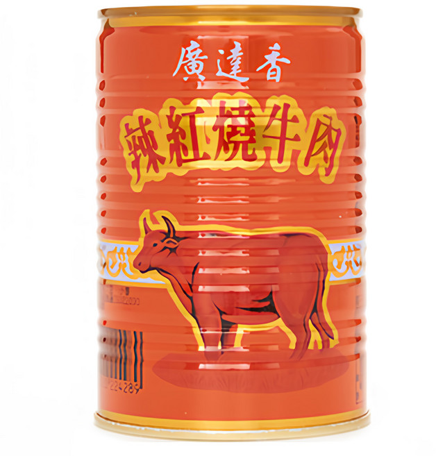 廣達香 辣紅燒牛肉 不添加防腐劑、味素, 440g, 1罐