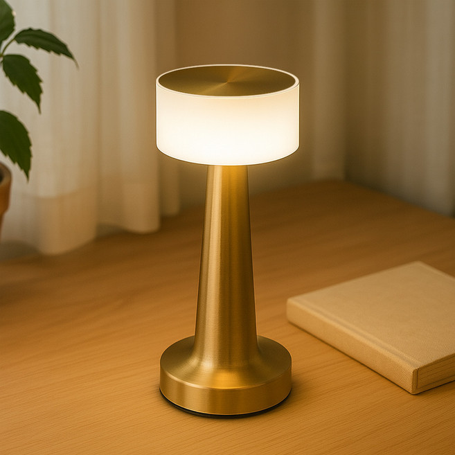 루아즈 인테리어 수유등 테이블 탁상 무드등 조명 램프, 골드