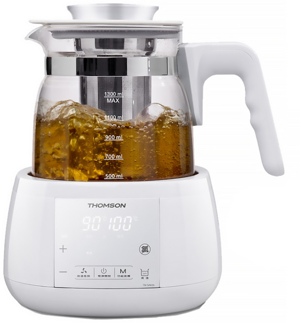 THOMSON 湯姆盛 智能溫控玻璃養生壺 1.3L 1260g 1個, TM-SAK35