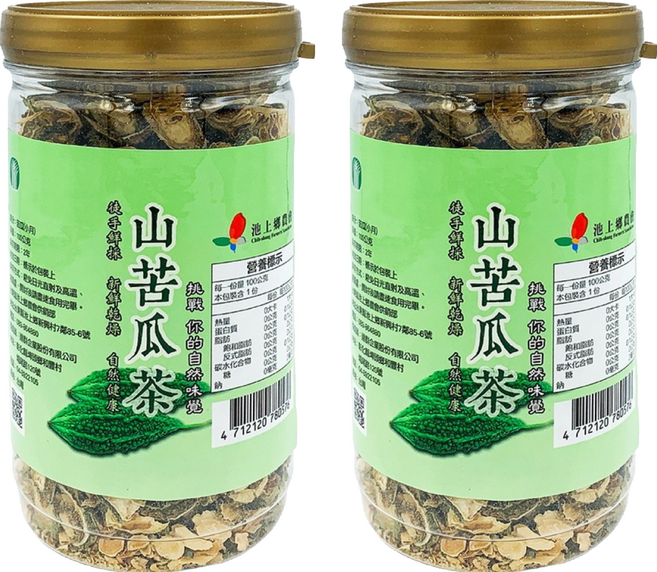 池上鄉農會 山苦瓜茶片, 100g, 1入, 2瓶