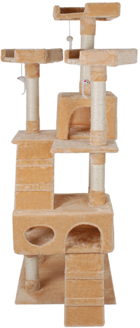 헬로망치 대형 캣타워 DS0069, 베이지, 1개