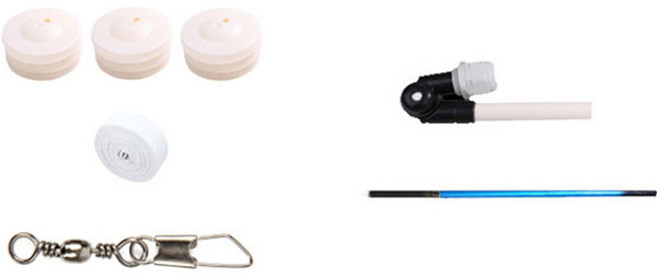 순잠 셀프 배드민턴 연습 기본형 1 세트, 혼합색상, 1세트