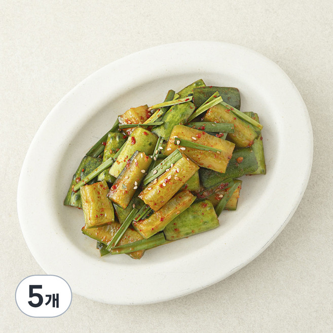집반찬연구소 오이부추무침, 300g, 5개