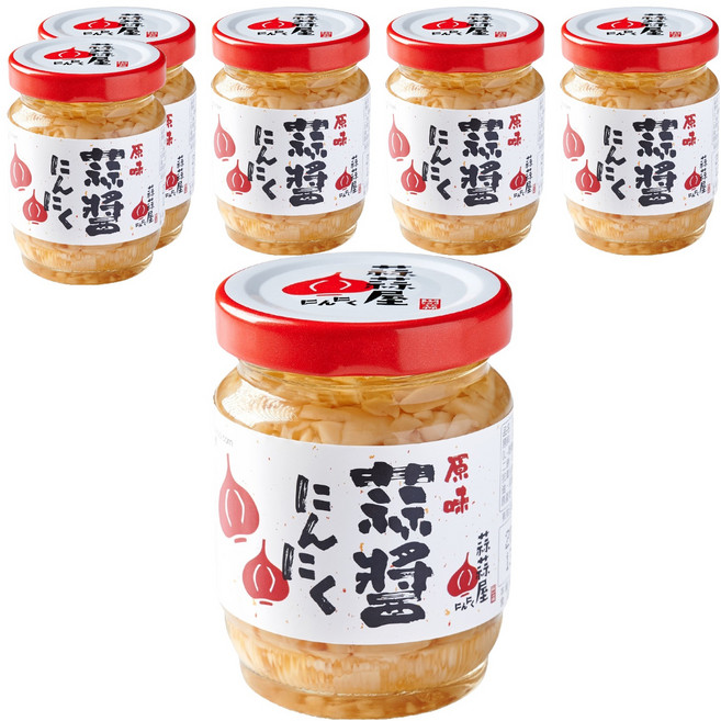 蒜蒜屋 原味蒜醬, 125g, 6罐