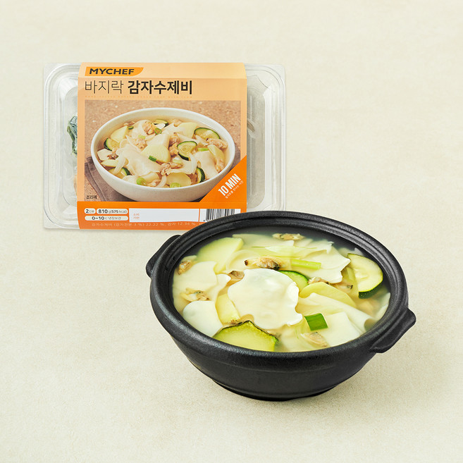 마이셰프 바지락 감자 수제비 2인분 밀키트, 810g, 1개